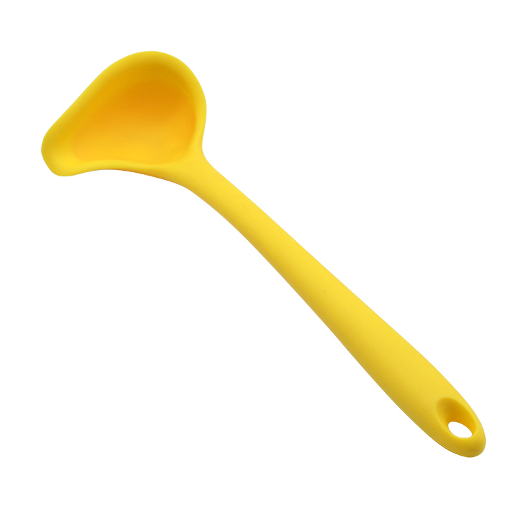 隔熱硅膠湯勺，舀湯專用硅膠勺子_硅膠廚具
