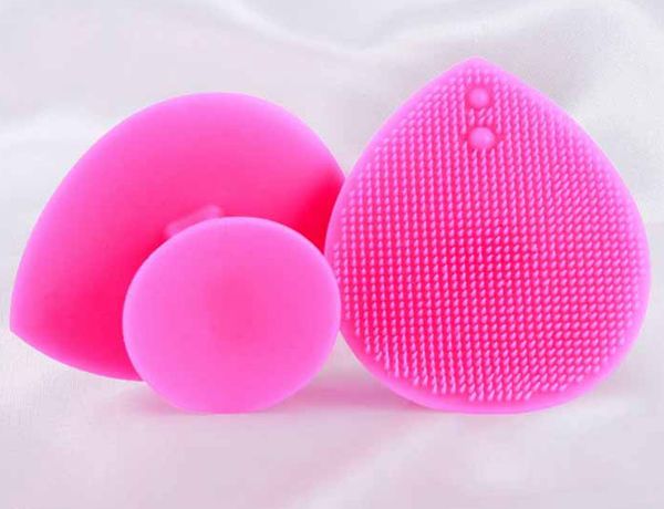 臉部毛孔硅膠清潔刷，手動按摩潔面刷-硅膠刷
