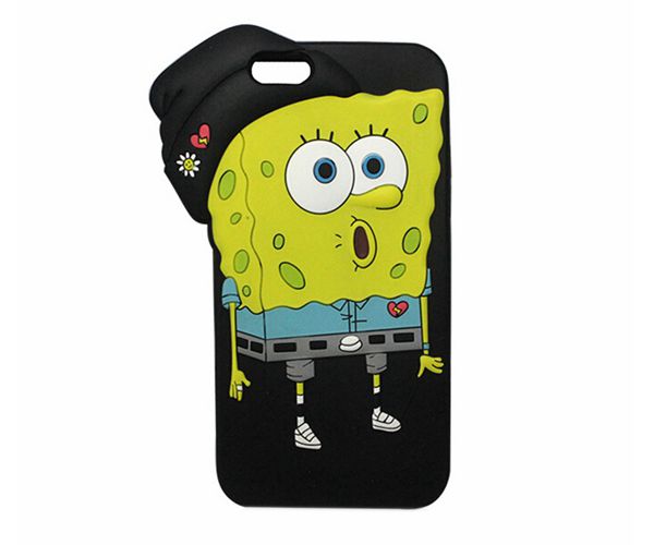 卡通動(dòng)物硅膠手機(jī)殼，全包防摔手機(jī)套-硅膠套